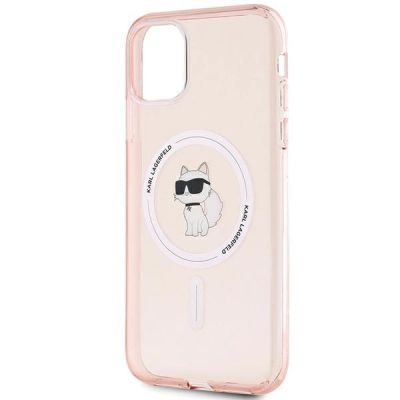 6. Karl Lagerfeld IML Choupette MagSafe Hülle für iPhone 11 / Xr – rosa