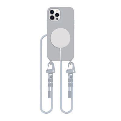 Tech-Protect MagNecklace MagSafe-Hülle für iPhone 12 / 12 Pro – Grau