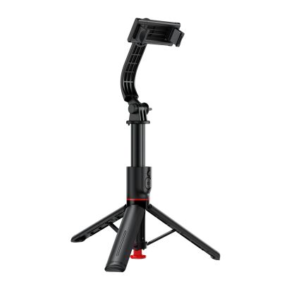 Acefast E42 Selfie-Stick mit automatischem Stativ und Bluetooth-Fernbedienung, 1,05 m – Schwarz