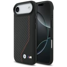 BMW M Carbon Line & Logo MagSafe Case für iPhone Air – Rot