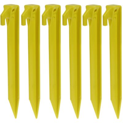 14. Zeltnägel 23 cm, 6er-Set, Kunststoff, Redcliffs
