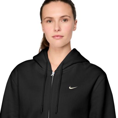 3. Nike Studio Fleece Damen-Sweatshirt, mittelschwer, Schwarz, IM8504 001
