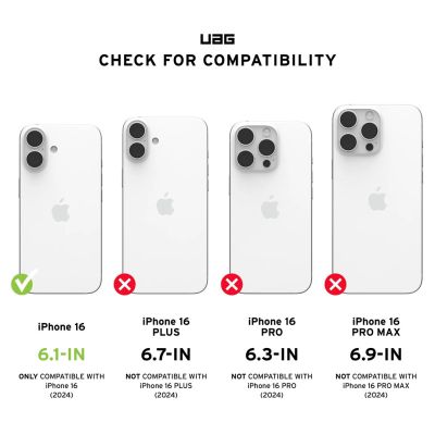 7. UAG Civilian Magsafe - MagSafe-kompatible Schutzhülle für iPhone 16 (schwarz)