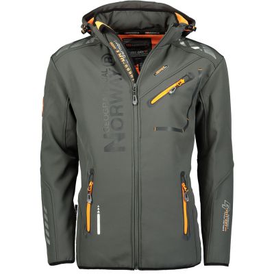 5. Herren-Softshelljacke Geographical Norway ROYAUTE MEN ASS A BS2 056 (WT1804H/GN-DARK GREY / ORANGE)