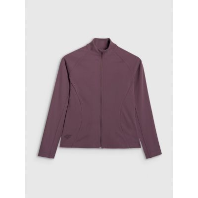 6. Damen-Trainings-Sweatshirt, schmal geschnitten, schnelltrocknend, Größe 4F 4FRAW25TFSWF0808-81S