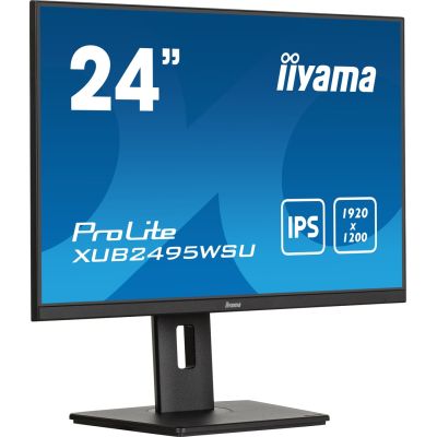 iiyama ProLite XUB2495WSU-B7 Monitor 61,1 cm (24") WUXGA IPS HDMI/DP/USB 4 ms