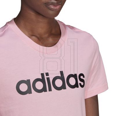 4. adidas Loungewear Essentials Slim Logo Tee W HD1681