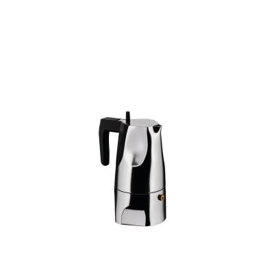 4. Alessi MT18/3 Manuelle Kaffeemaschine Moka-Kanne Aluminium