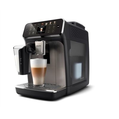 13. Kaffeemaschine | EP4449/70 Serie 4400 | 15 bar Pumpendruck | Integrierter Milchaufschäumer | Vollautomatisch | 1500 W | Schwarz