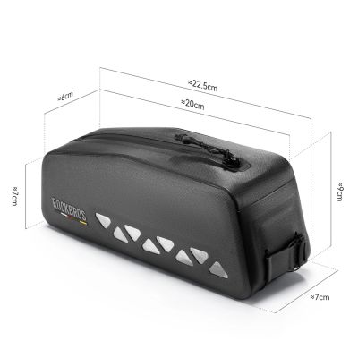 2. Rockbros ROAD TO SKY AS-142 Wasserdichte Rahmentasche 1L - Schwarz