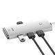 4. Baseus Lite Series HUB Adapter USB Typ C - 4x USB 3.0 2m weiß (WKQX030502)