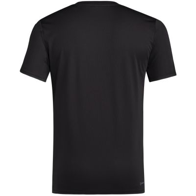 4. Herren adidas Train Essentials 3-Streifen Trainings-T-Shirt Schwarz IB8150