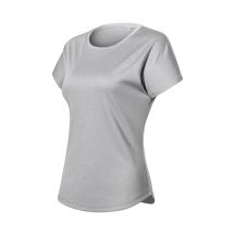 Zoom Damen-T-Shirt (Silbermeliert)