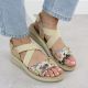 7. Jezzi W 24142 JEZ448B Komfort-Sandalen