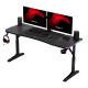 4. Huzaro Hero 4.6 RGB Schwarzer Gaming-Schreibtisch