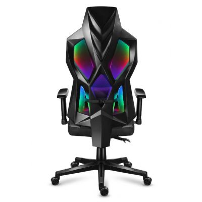 2. Huzaro Combat 6.2 Schwarzer RGB-Gaming-Stuhl