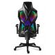 2. Huzaro Combat 6.2 Schwarzer RGB-Gaming-Stuhl