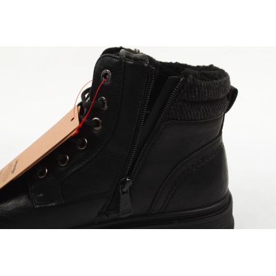 3. Wrangler Herrenschuhe Gillen Fur Stiefeletten, schwarz, gefüttert, modische Stiefeletten