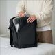 13. Tech-Protect Defender S50 Rucksack für Ryanair & Wizzar, 20 l Laptop, Schwarz