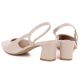 4. Beige Sergio Leone SK472 Pumps mit Blockabsatz