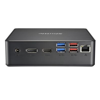 12. Shuttle NC40U Barebone-Computer, 0,84 l, Schwarz, Intel 7305 SoC, 1,1 GHz