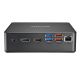 12. Shuttle NC40U Barebone-Computer, 0,84 l, Schwarz, Intel 7305 SoC, 1,1 GHz