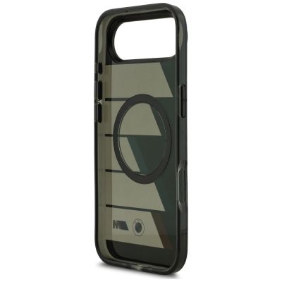 7. BMW M IML Metallknöpfe, dreifarbige Linien, MagSafe-Hülle für iPhone Air – Schwarz