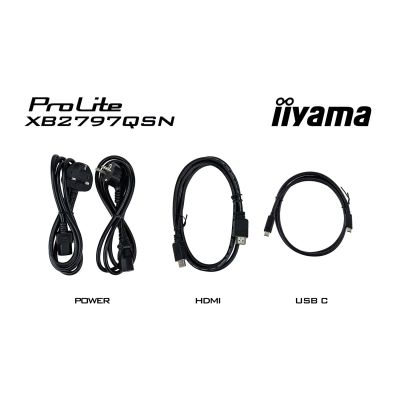 20. iiyama ProLite XB2797QSN-B1 Computermonitor 68,6 cm (27") 2560 x 1440 px Quad HD LCD Schwarz