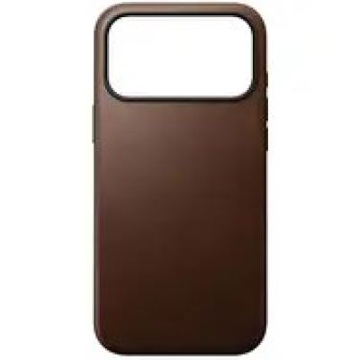 NOMAD Moderne Lederhülle – MagSafe-kompatible Lederhülle für iPhone 17 Pro Max (braun)