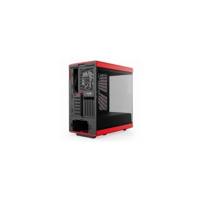 7. HYTE Y40 Midi-Tower Schwarz, Rot