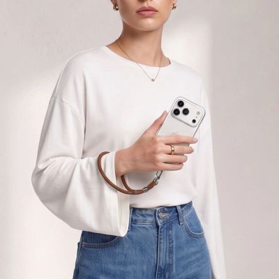 5. Tech-Protect C11S Seil-Handschlaufe für Handys – Braun