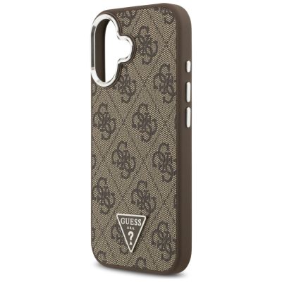 6. Guess 4G Triangle Logo MagSafe Hülle für iPhone 17 - braun