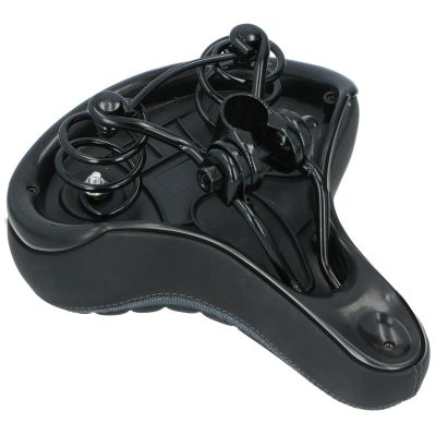 8. City-Touring-Fahrradsattel mit Federn 20x25cm Dunlop