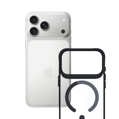 4. 3mk Satin Armor MagCase für iPhone 17 Pro – Transparent Schwarz