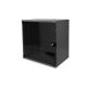 2. Digitus 19" 12HE Wand-Netzwerkschrank, 540 x 400 mm, Glastür, grau, ungeteilt, unmontiert, 60 kg