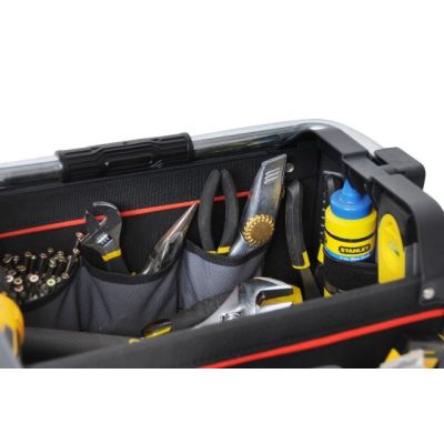 3. Stanley 1-79-213 Werkzeugkoffer, Nylon, Kunststoff, Polypropylen (PP), Schwarz, Grau