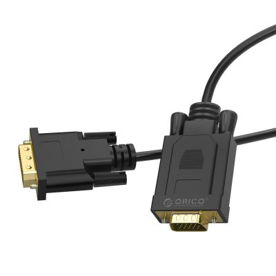 3. Orico XD-DITV-Kabel DVI 24+1 VGA Full HD Adapter 5 m - schwarz