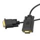 3. Orico XD-DITV-Kabel DVI 24+1 VGA Full HD Adapter 5 m - schwarz