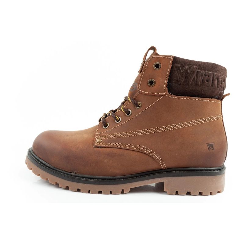 2. Wrangler Arch Herrenschuhe Chelsea Boots elegante Stiefeletten Naturleder Braun
