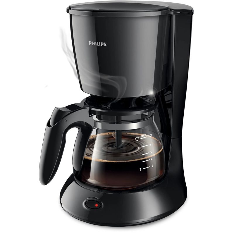 4. Philips Daily Collection HD7432/20 Kaffeemaschine mit Tropfschale, 750 W, Schwarz
