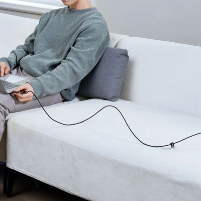 10. Baseus Cafule USB-C / USB-C-Kabel 100W 1 m - rot-schwarz und schwarz-grau (2 Stk.)