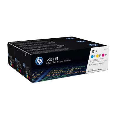 2. Tonerkartusche 131A C/Y/M/Dreierpackung