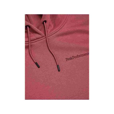 4. Damen-Kapuzenpullover PEAK PERFORMANCE W Original Small Logo Rot