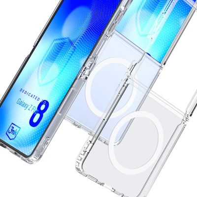 8. 3mk Armor Magcase für Samsung Galaxy Z Flip 8 - Transparent