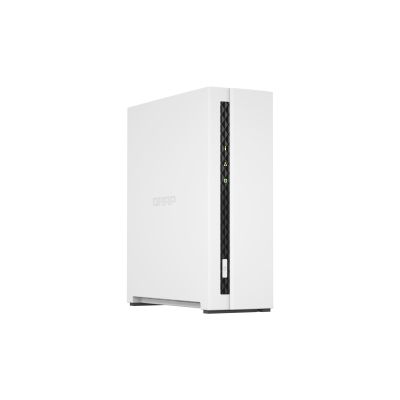 2. Qnap TS-133, Tower, 1 x 2,5"/3,5" SATA, ARM 1,8 GHz Quad-Core, 2 GB RAM, 1 x 1 GbE, externes Netzteil