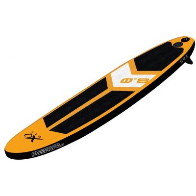 2. SET - SUP-BOARD 90KG AUFBLASBARES SURF 245x57x10CM ORANGE