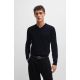 4. BOSS Pacello-L BLU Pullover mit V-Ausschnitt (50506042-404)