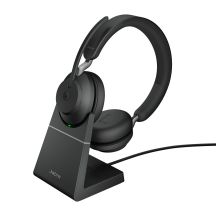 Jabra Evolve2 65 Headset Kabelloses Kopfband Büro/Callcenter USB Typ-C Bluetooth-Ladeschale