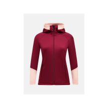 Bluza z kapturem damska Peak Performance Rider Essentials Zip Hood - vertical zenith/peach fuzz rozmiar: m