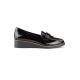 7. Damen-Keilschuhe aus Lackleder, schwarz 24-58266B